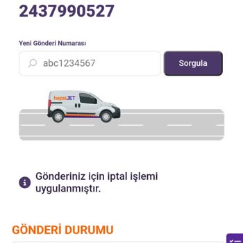 Hepsijet Alanya Kargomu Teslim Etmiyor Ve İade Süreci Başlatmış