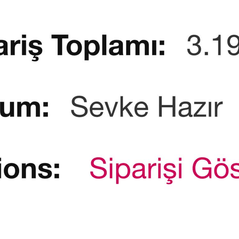 Kargo Sorunu Ve İade Talebi