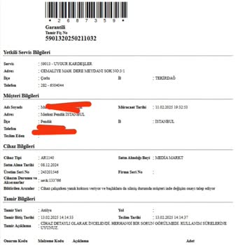 Arzum Blender'da İki Aylık Servis Çilesi Ve Tutarsız Raporlar