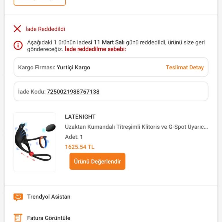 Trendyol'da İade Ve Para Sorunu