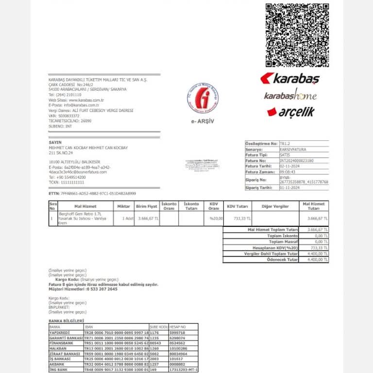 Berghoff Kettle Boya Sorunu Ve İlgisiz Müşteri Hizmeti