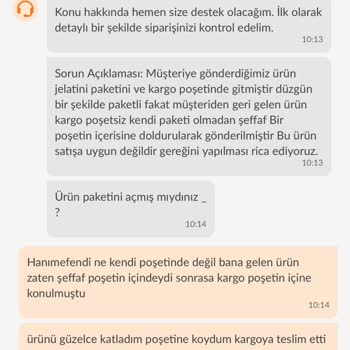 Trendyol'dan Alınan Gecelik Takımının İade Sorunu