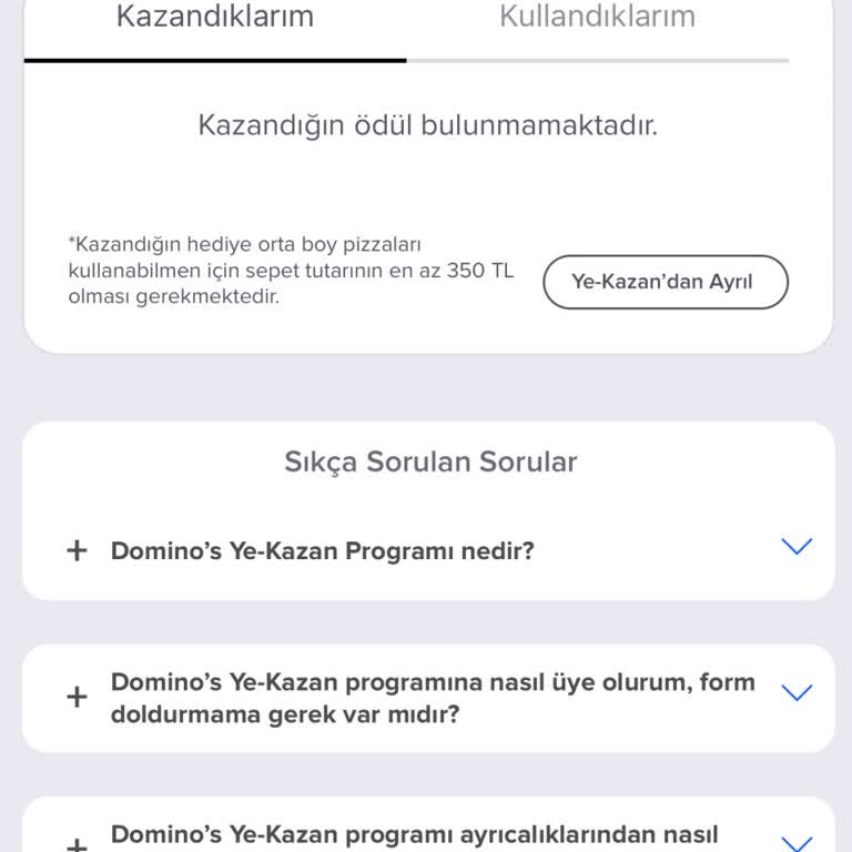 Hediye Pizza Hakkı Kayboldu
