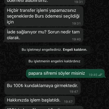 Tev Burs Başvurusunda Şüpheli Kimlik Bilgisi Talebi