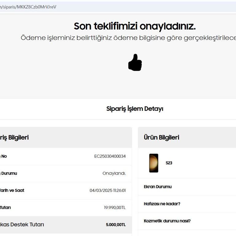 Samsung Ve EasyCep İşbirliğinde Ödeme Sorunları