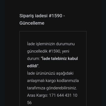 İade Sürecinde Para İadesi Sorunu