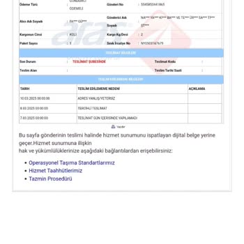 Teslimat Krizi: Aras Kargo Mağduriyeti