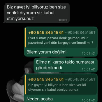 Kargo Takip Sorunu Ve Güven Vermeyen İletişim