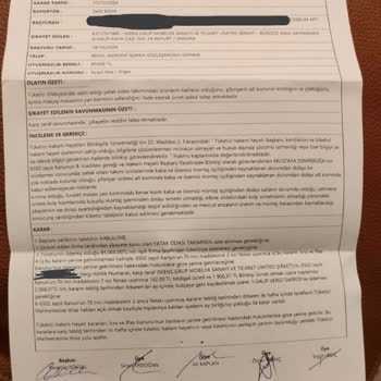 Mobilya Kalitesi Ve Ödeme Sorunlarıyla Başım Dertte