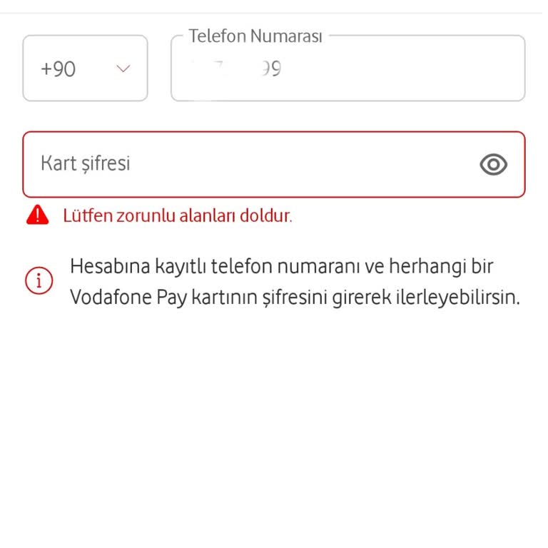 Vodafone Pay'e Giriş Sorunu Ve Şifre Yenileme Çıkmazı