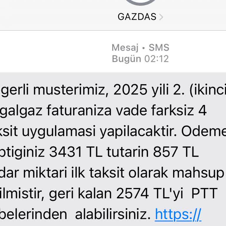 Gaziantep'te Doğalgaz Faturalarında Taksitlendirme Sorunu