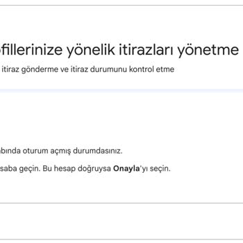 Google Business'ın Yanıltıcı Önerileri Ve Yetersiz İletişim Hizmeti