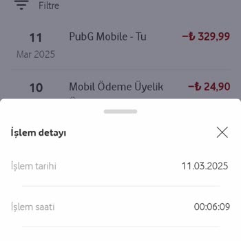 Uygulama Üzerinden Para Yükleme Sorunu