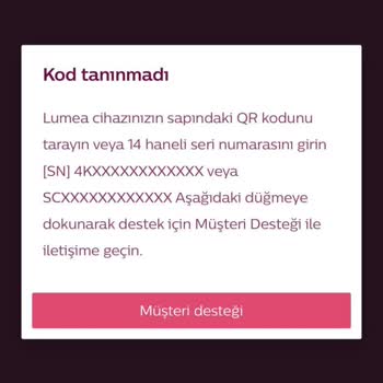 Philips Lumea IPL Cihazında Barkod Sorunu Ve Geciken Destek