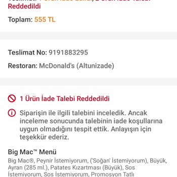 Trendyol GO Siparişimde Eksik Ve Yanlış Ürün Gönderimi: İftar Vaktinde Mağduriyet