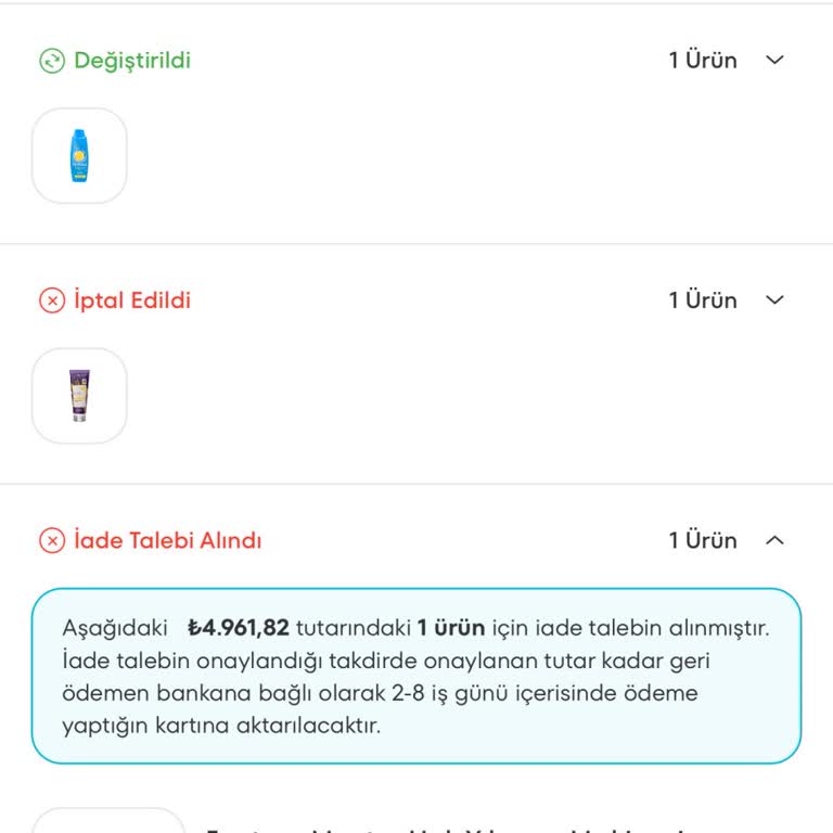 A101 Kapıda Siparişimde Yaşadığım Sorunlar Ve İade Süreci