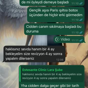 Estesante Clinic'te İletişimsizlik Ve Mağduriyet