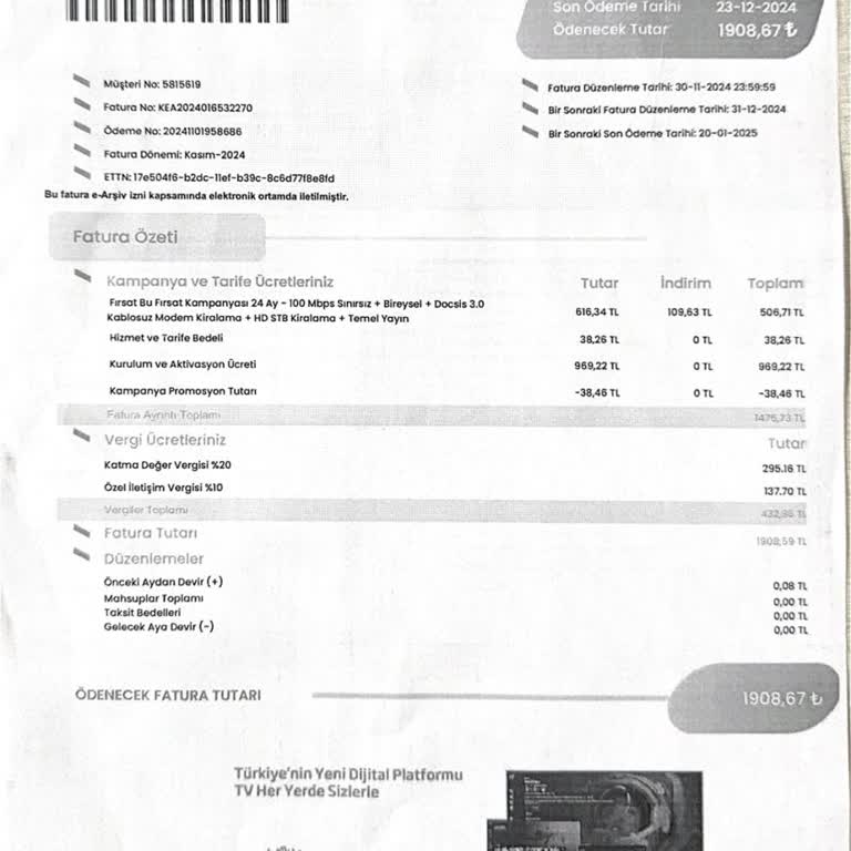 Adana'da TÜRKSAT Kablo Net İle Hayal Kırıklığı