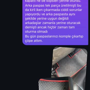 Floorx_tr'den Alınan Paspaslar Sorun Yaratıyor