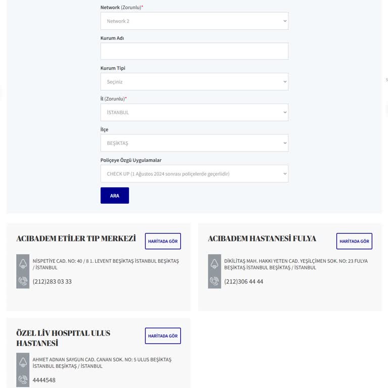 Axa Sigorta'nın Çelişkili Checkup Hizmetleri