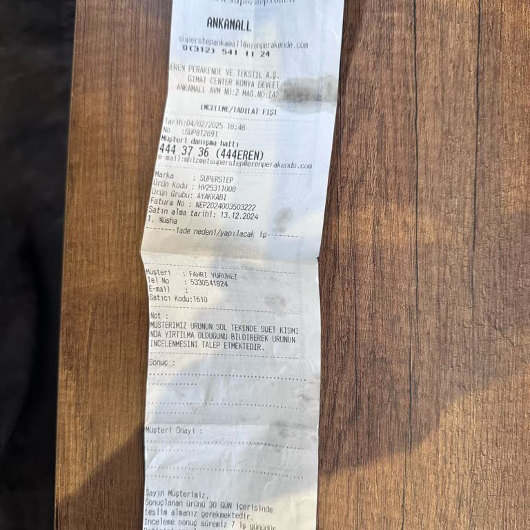SuperStep Ayakkabı İnceleme Sürecinde Hayal Kırıklığı: Müşteri İlgisizliği Ve Geciken Dönüşler