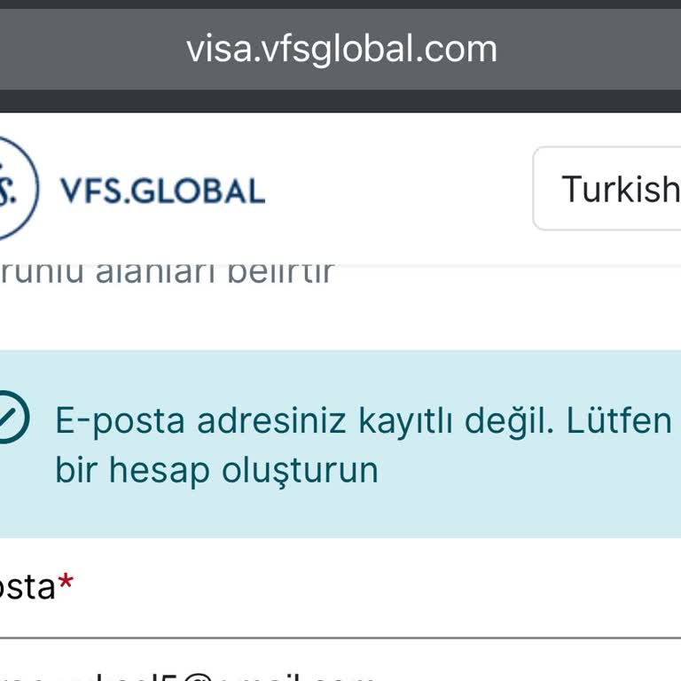 Randevu Alınamıyor Mail Adresi Sorunu