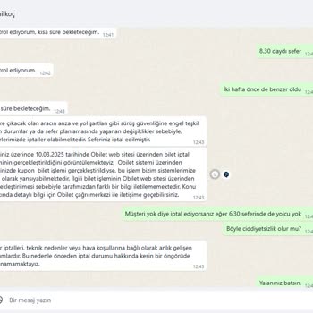 Kamil Koç'un Sık Tekrarlayan Sefer İptalleri