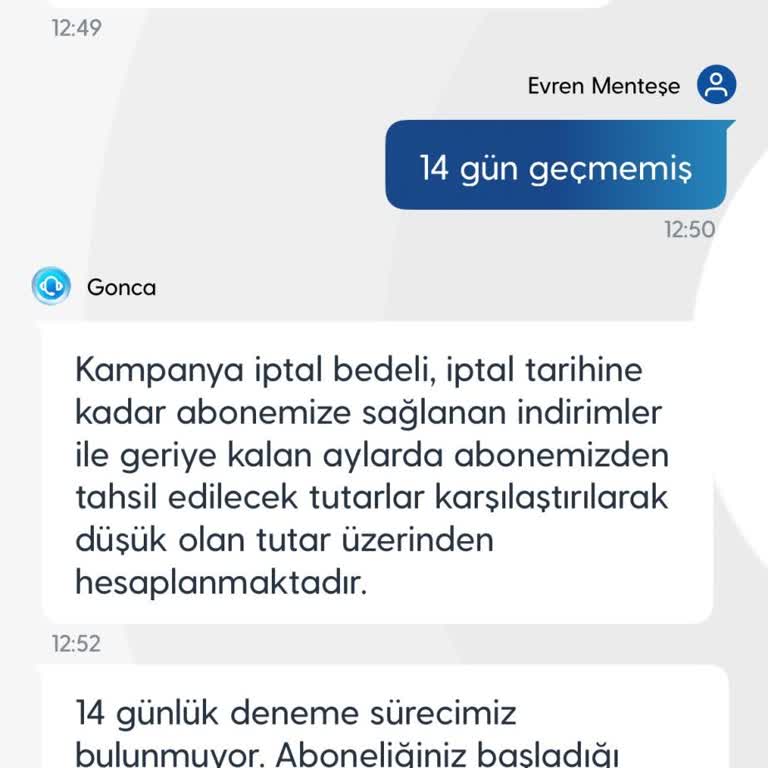 Turkcell Superonline Abonelik İptalinde Haksız Cayma Bedeli