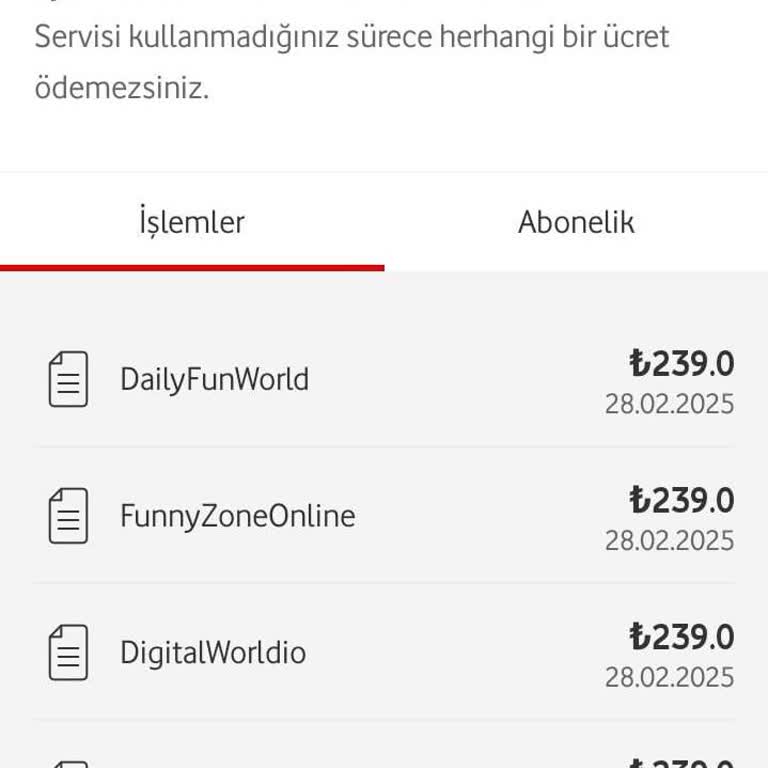İzinsiz Abonelik Ücretleri Ve İade Talebi