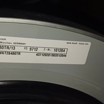 Bosch Çamaşır Makinesi Üretim Hatası Ve Garanti Sorunu