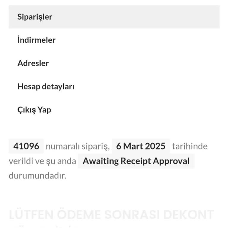 Güvenilir Görünen Svc Giyim Sipariş Sonrası Hayal Kırıklığı