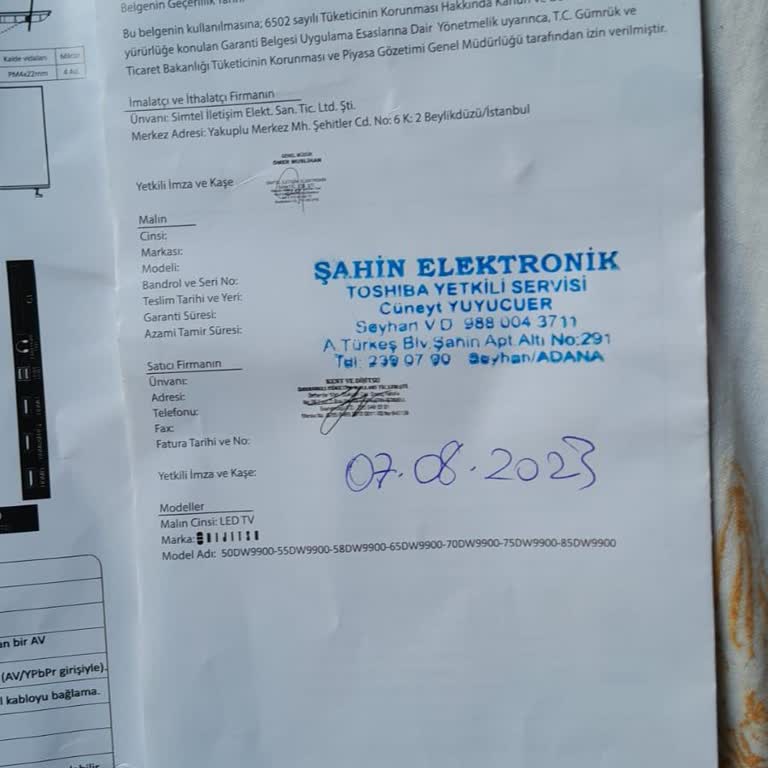 Dijitsu TV Panel Sorunu Ve Yetersiz Servis Hizmeti