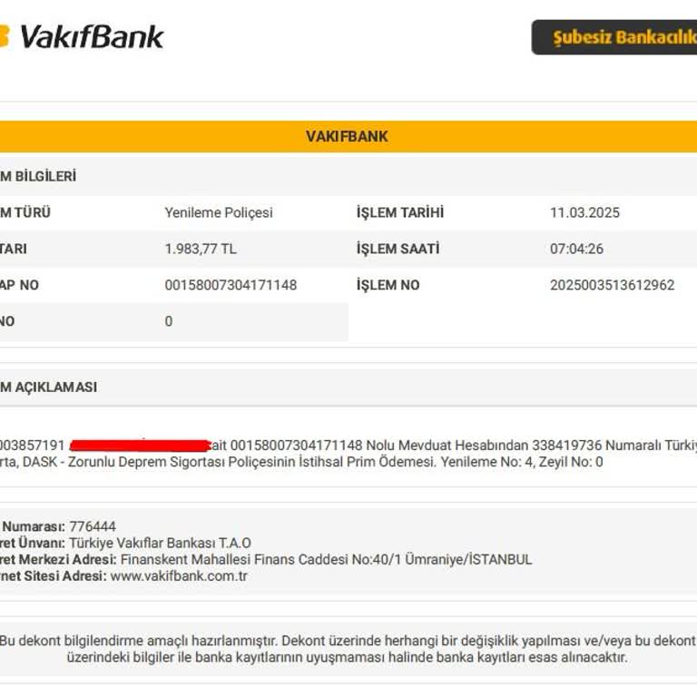 Rızam Dışında Yenilenen Zorunlu Deprem Sigortası Ve İade Talebi