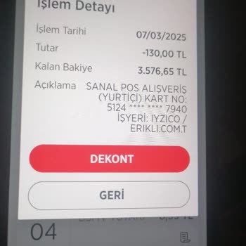 Erikli Siparişinde Ödeme Sorunu Ve Müşteri Hizmetleri Erişimsizliği