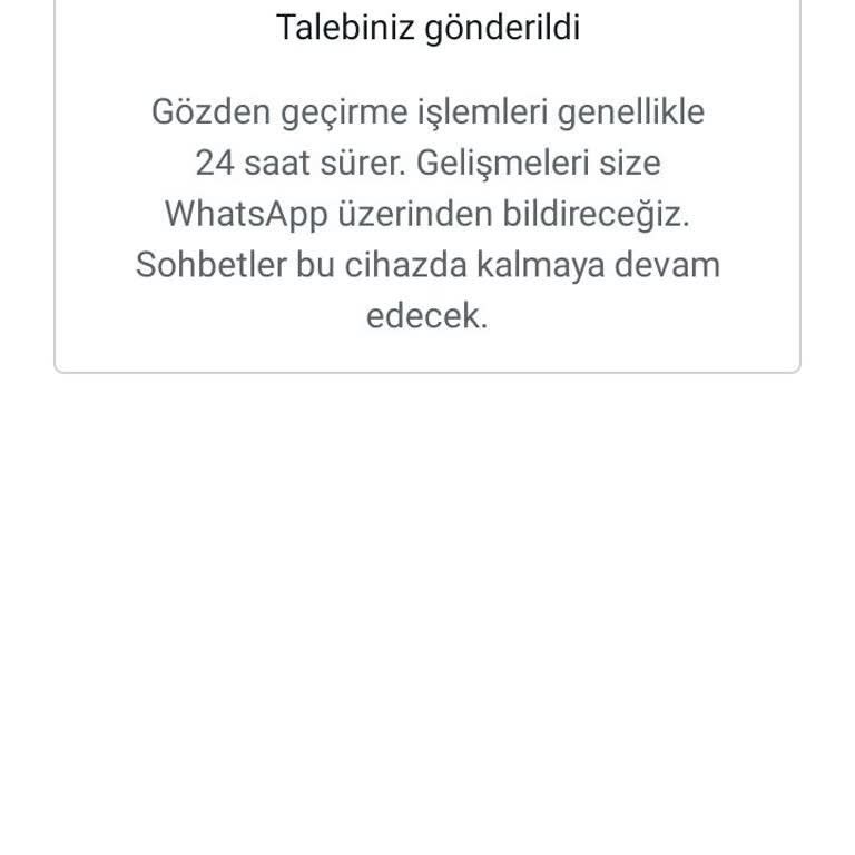 WhatsApp Hesabım Haksız Yere Kapandı Acil Yardım!