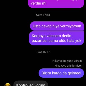Sipariş Verildi Cevap Yok Mağduriyet Yaşanıyor