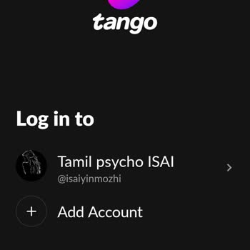 Unable to Login My Tango Account
