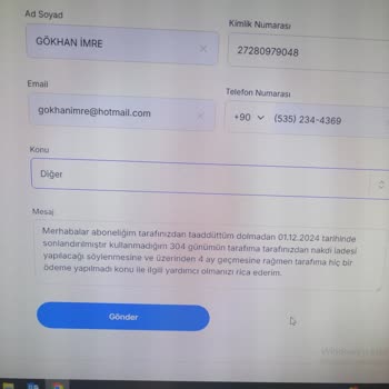 İnternet Kesintisi Ve İade Sorunu