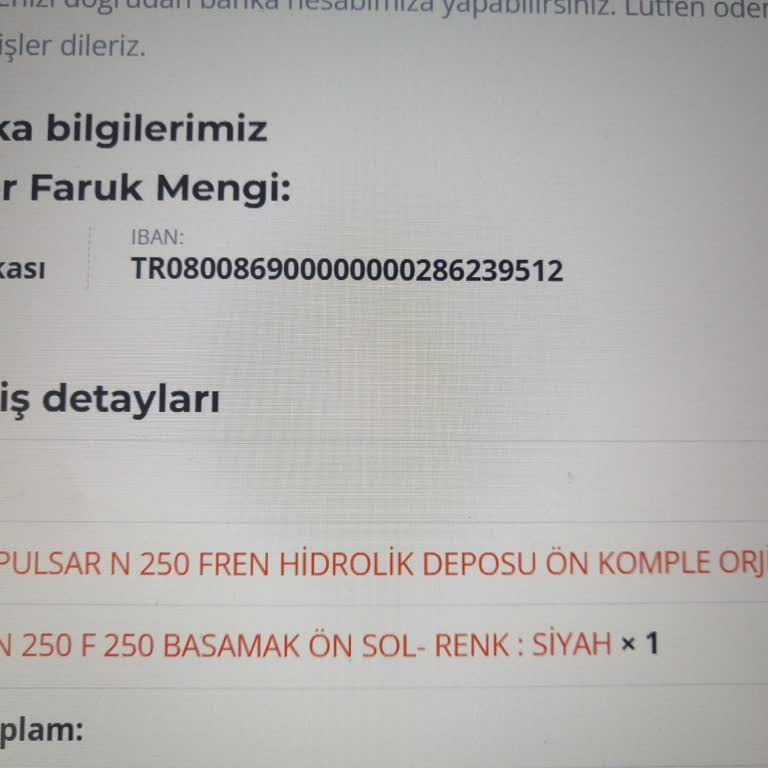 Sipariş Sonrası Engelleme Ve İletişimsizlik