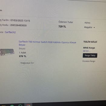 N11'de Çözülmeyen Klavye Krizi: Yanlış Ürün Ve İletişimsizlik