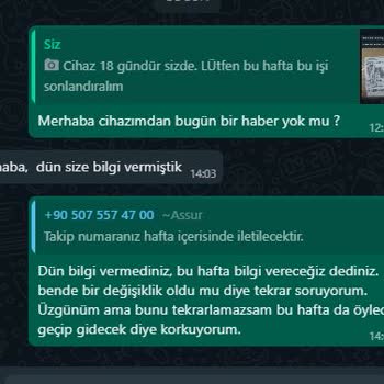 Garanti Süresindeki İlgisizlik Ve Geciken Servis Süreci