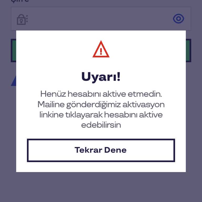 Aktivasyon Kodu Mailime Ulaşmıyor