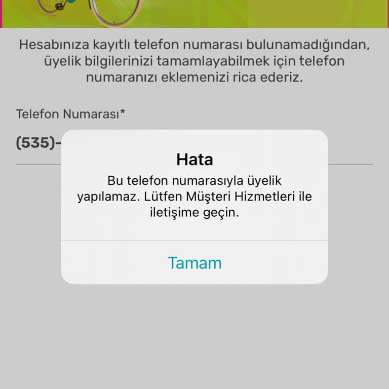 Online Üyelik Sorunu Ve Müşteri Hizmetleri Cevapsızlığı