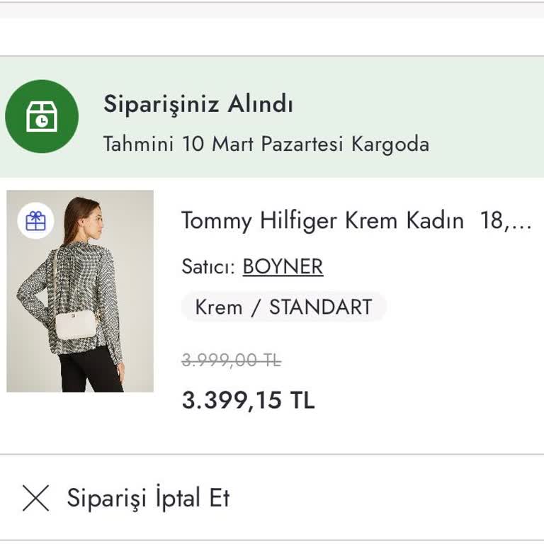 Boyner Siparişim 6 Marttan Beri Kargoya Verilmedi!