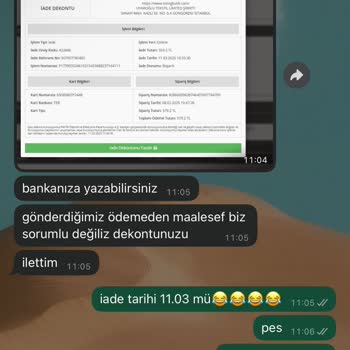 İade Yapılmayan Alışveriş Ve Suçlanan Banka