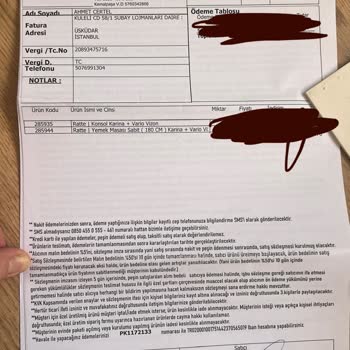 Konfor Mobilya'dan Aldığım Masanın Ayağı Çatladı