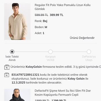 Kusurlu Ve Kirli Ürün Teslimatı