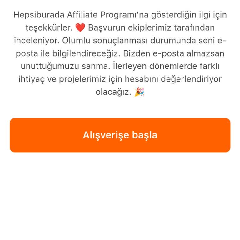 Hepsiburada'dan Geri Dönüş Bekleyen Influencer