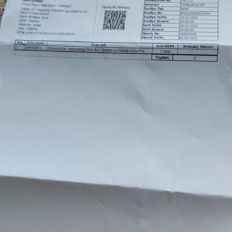 Kayıp Kargo Ve Bozuk Ürün Sorunu