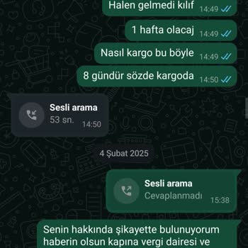 Yanlış Kılıf Gönderildi 1.5 Aydır Doğru Ürün Bekleniyor